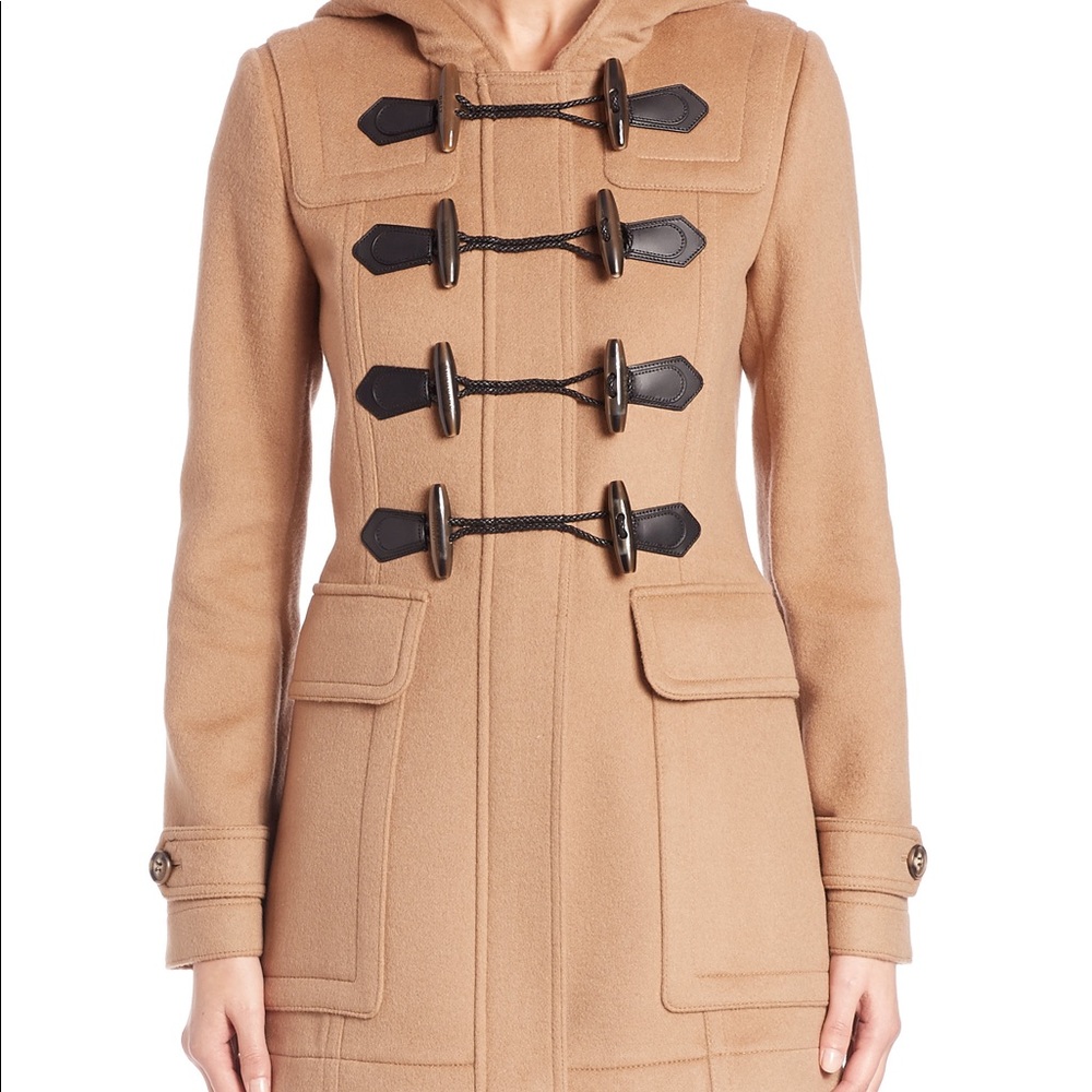 Burberry Blackwell Wool Coat Camel US 2,EU 36,NWT